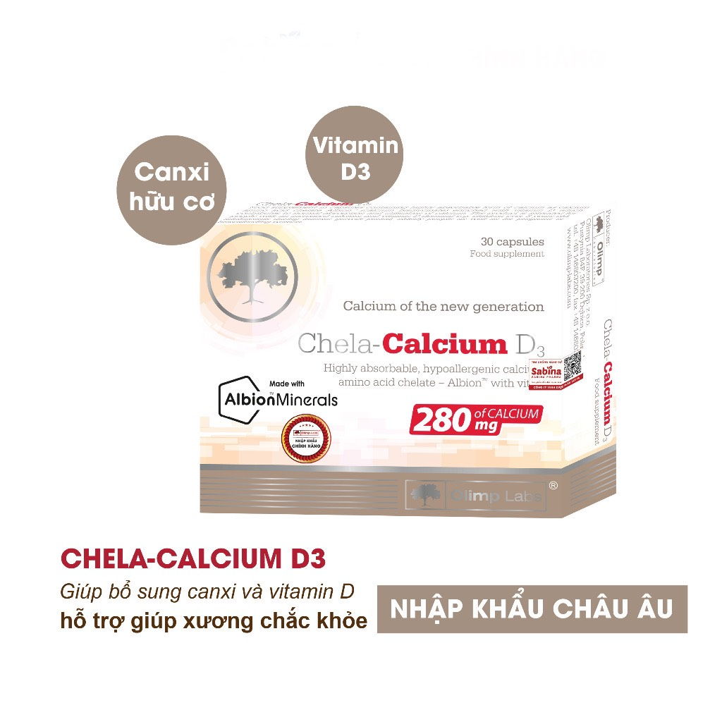 Canxi bầu Chela-Calcium D3