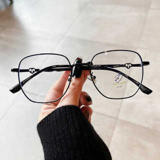 Gọng kính cận nữ nam dáng vuông Unisex chống ánh sáng xanh và tia UV400 cao cấp thay được tròng cận HANASO 197