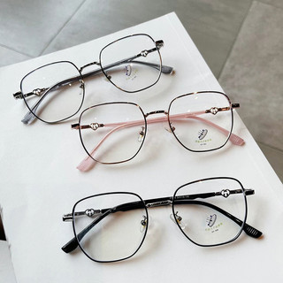 Gọng kính cận nữ nam dáng vuông Unisex chống ánh sáng xanh và tia UV400 cao cấp thay được tròng cận HANASO 197