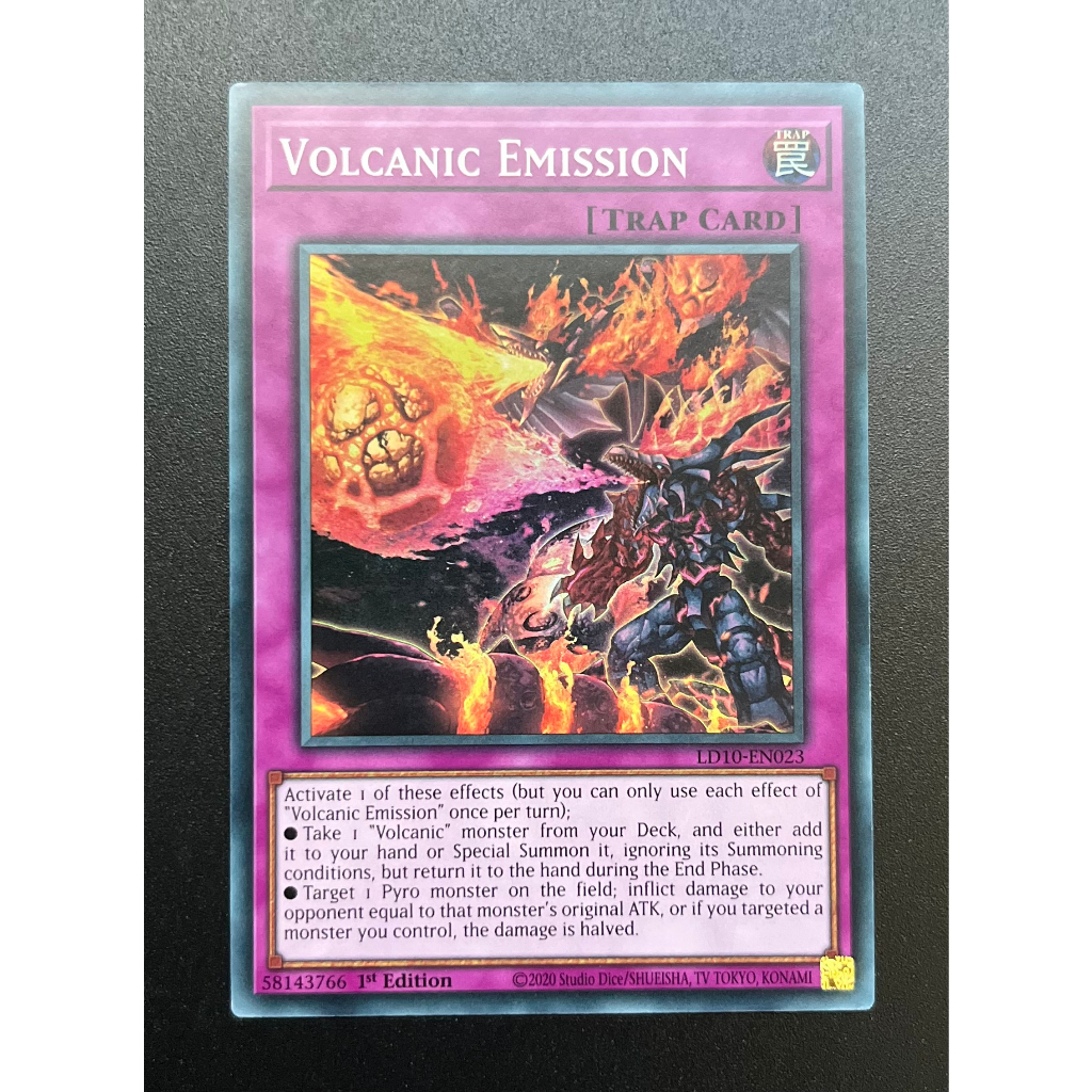 [Thẻ bài Yugioh] - [TCG-UK] - LD10-EN023 - Volcanic Emission - Super ...