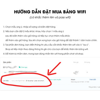 Bảng tên wifi trang trí ghi thông tin wifi password bằng gỗ LEVU-TW11