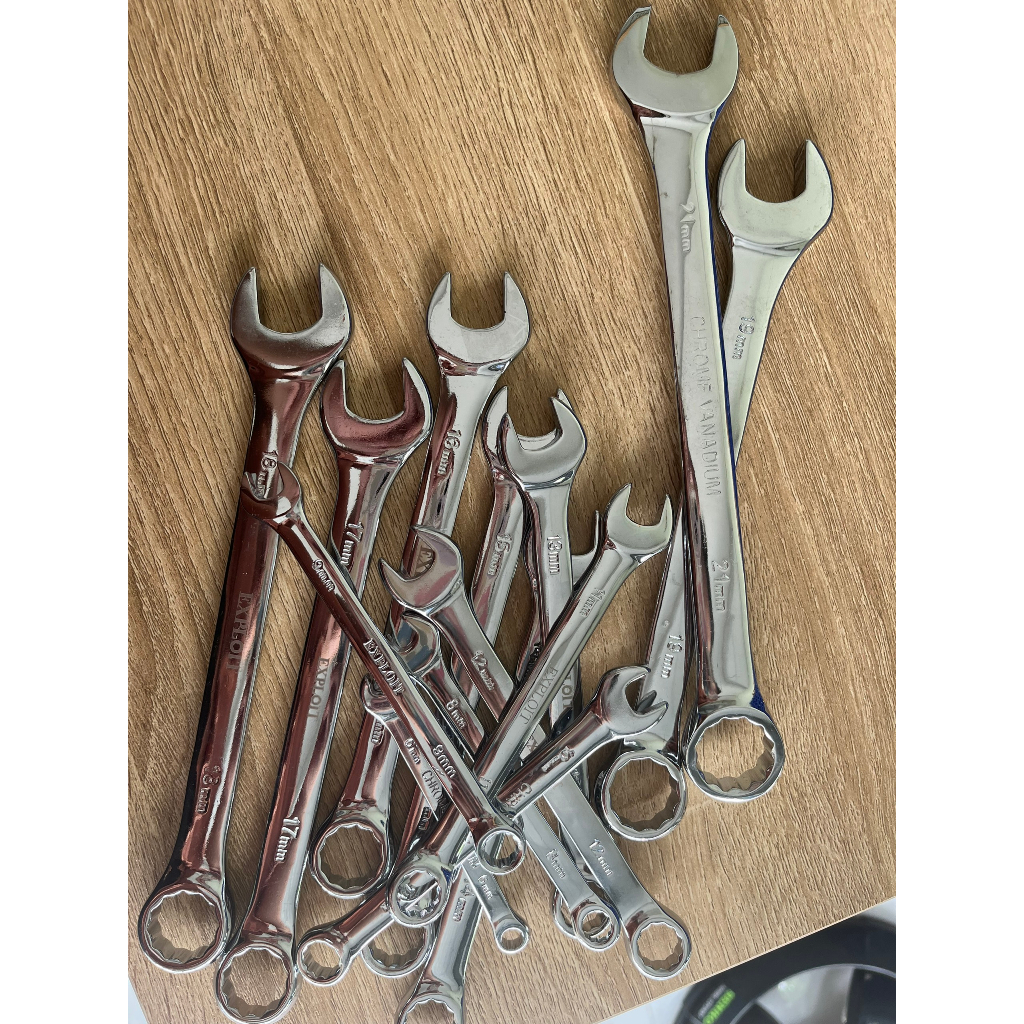 Cờ lê vòng miệng size từ 6mm - 22mm