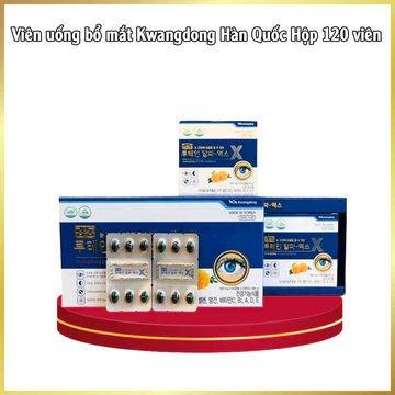 Viên Uống Bổ Mắt Kwangdong Hàn Quốc, Hộp 120 Viên, Giúp Sáng Mắt, Phòng Ngừa Những Bệnh Về Mắt
