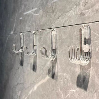 COMBO Móc bạc dán tường chịu lực siêu dính treo đồ,đa năng tiện ích inox 304