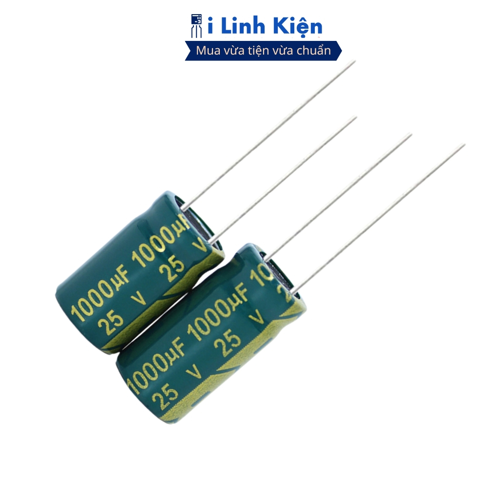 Tụ hóa 25v 1000uF 1000UF25V tần số cao chất lượng cao ilinhkien.