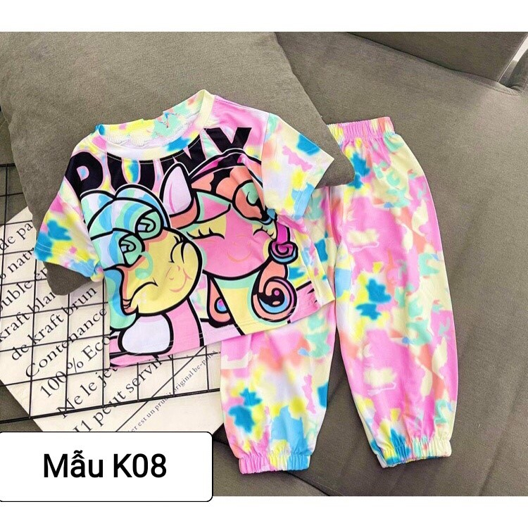 Bộ loang cho bé ngắn tay quần dài size 8-20kg