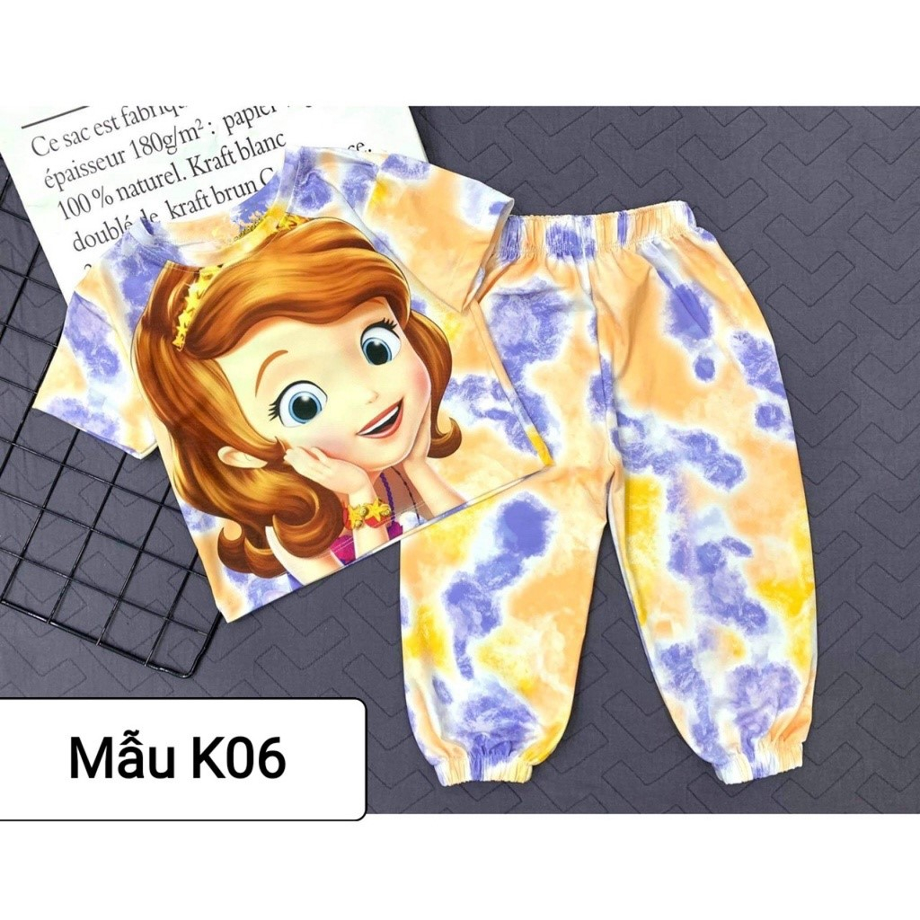 Bộ loang cho bé ngắn tay quần dài size 8-20kg