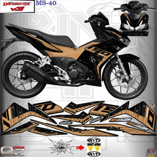 TEM RỜI WINNER V3 - MS 40 - IN DECAL 3 LỚP - KO BAY MÀU