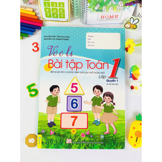 Sách - Vở Ô Li Bài Tập Toán Lớp 1 - Biên soạn theo chương trình GDPT mới - ndbooks