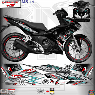 TEM RỜI WINNER V3 - MS 44- IN DECAL 3 LỚP - KO BAY MÀU