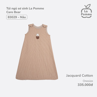 La pomme túi ngủ cho bé caro bear AW2023