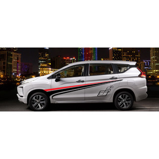 Tem Sườn Xe Ô TÔ Mitsubishi Xpander,Team Decal Oto ,Tặng kèm tem chữ kí
