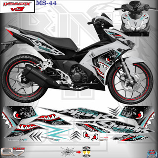 TEM RỜI WINNER V3 - MS 44- IN DECAL 3 LỚP - KO BAY MÀU