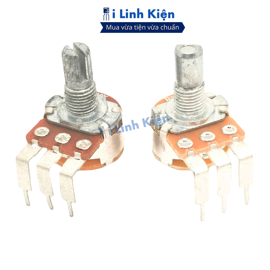 Chiết áp công tắc Wh148 5k 10k 50k 100k 500k chất lượng cao ilinhkien.