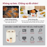 Nồi chiên không dầu 6.5L nhập khẩu Fujihome A6W công suất 1600W, nồi chiên cơ tự ngắt an toàn chống dính cao cấp Teflon — ảnh 7