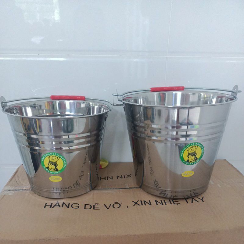 xô inox đựng đá, nước | Shopee Việt Nam