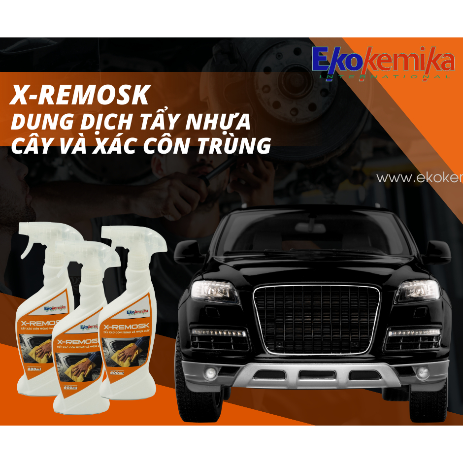 X-REMOSK DUNG DỊCH TẨY NHỰA CÂY & XÁC CÔN TRÙNG