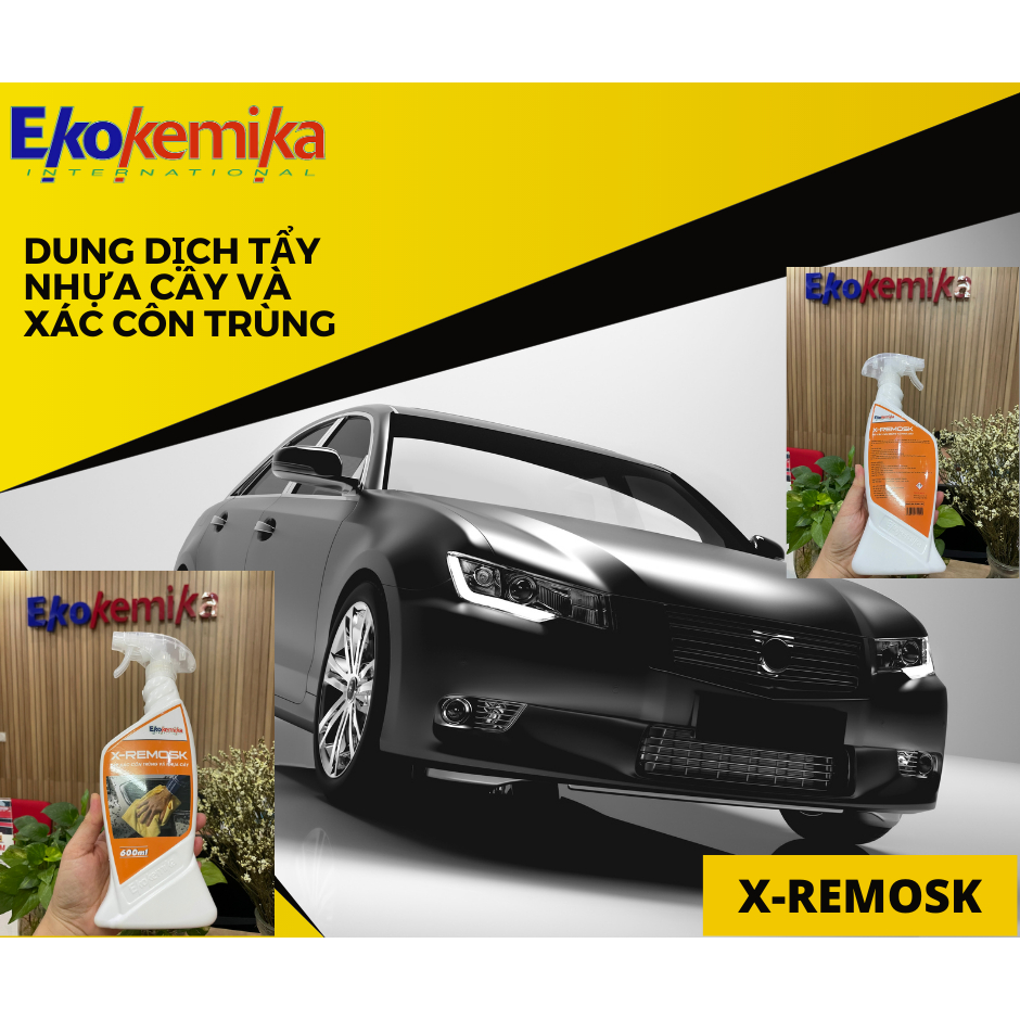 X-REMOSK DUNG DỊCH TẨY NHỰA CÂY & XÁC CÔN TRÙNG