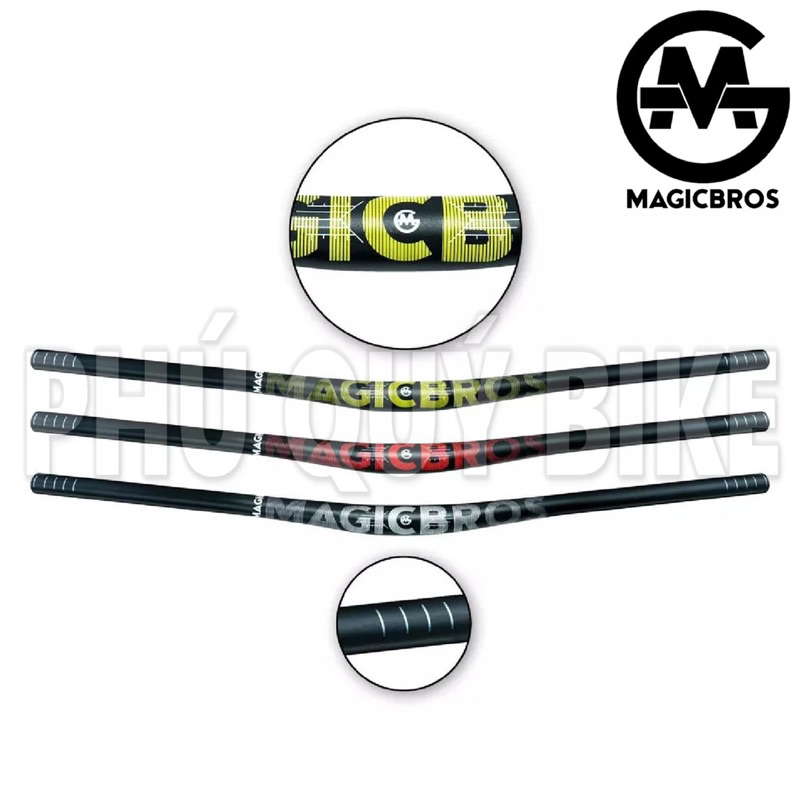 Ghi Đông Xe Đạp MTB MAGICBROS Chữ Mờ