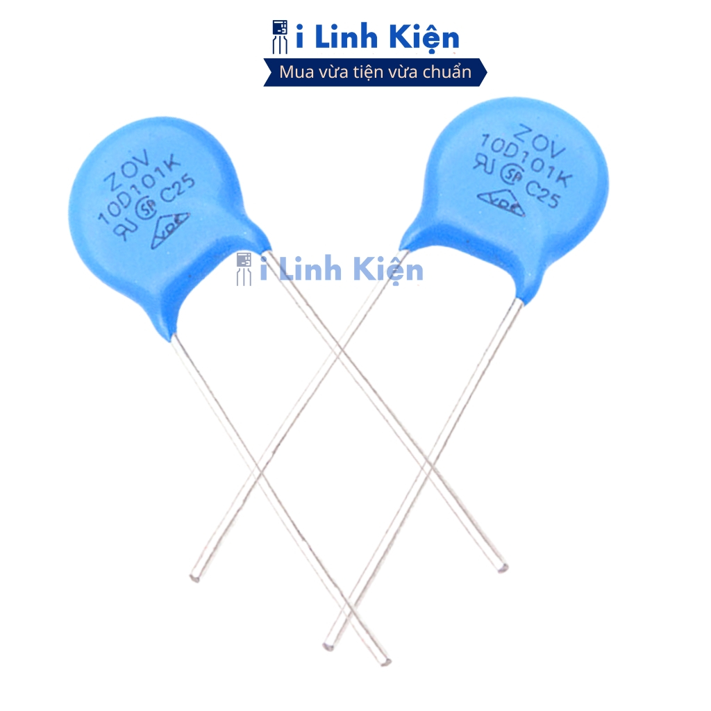 Tụ chống sét Varistor 10D101K/10D151K/10D181K/10D201K 10mm chất lượng cao ilinhkien.