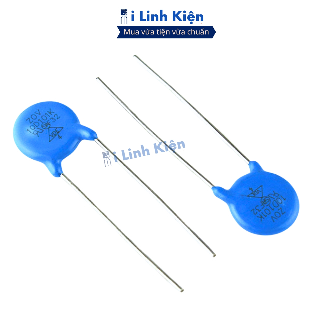Tụ chống sét Varistor 10D101K/10D151K/10D181K/10D201K 10mm chất lượng cao ilinhkien.