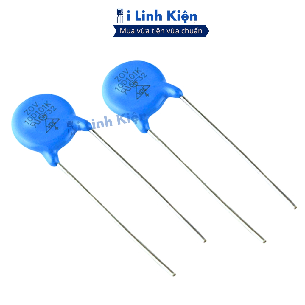 Tụ chống sét Varistor 10D101K/10D151K/10D181K/10D201K 10mm chất lượng cao ilinhkien.