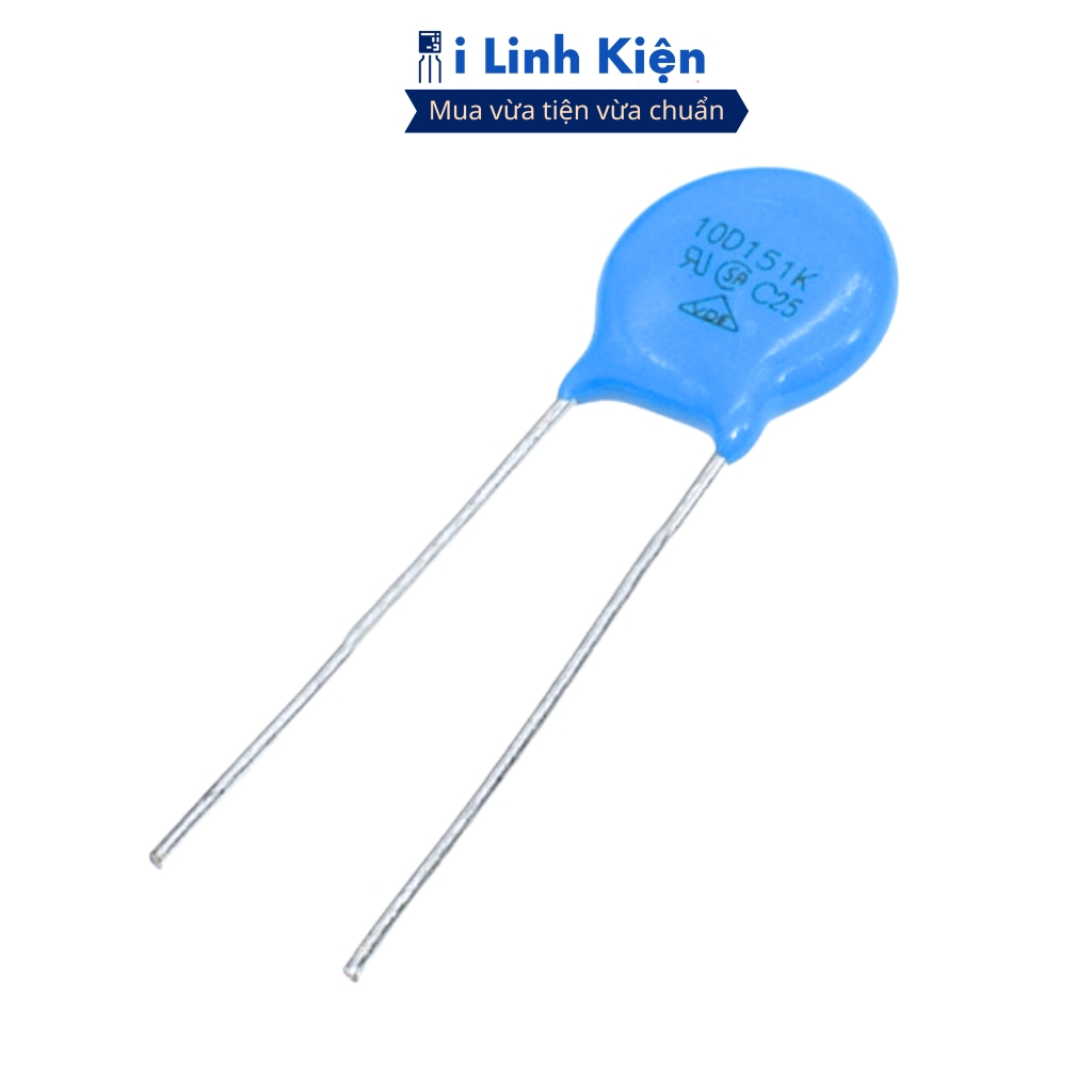 Tụ chống sét Varistor 10D101K/10D151K/10D181K/10D201K 10mm chất lượng cao ilinhkien.