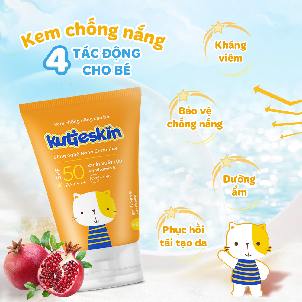 Ảnh Kem chống nắng cho bé Kutieskin 30g - CNK01 4