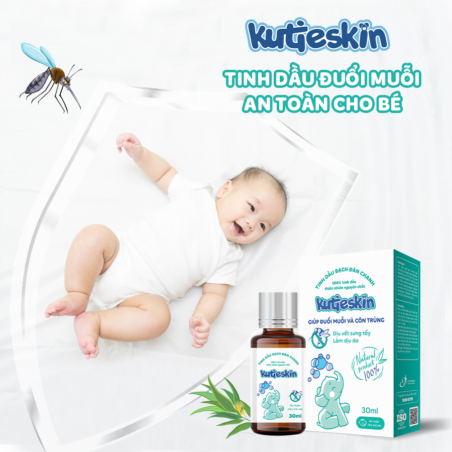 [✨MUA 1 TẶNG 2 QUÀ] Tinh Dầu Kutieskin 30ml/5ml Cho Bé Giúp Giữ Ấm Cơ Thể Đuổi Muỗi Làm Lành Vết Cắn