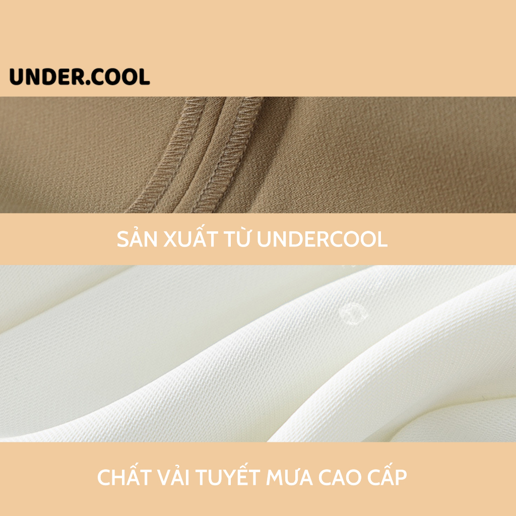 Quần ống suông rộng nữ lưng cao UNDERCOOL vải cao cấp dài culottes,dáng tây công sở đi làm đi chơi QD11