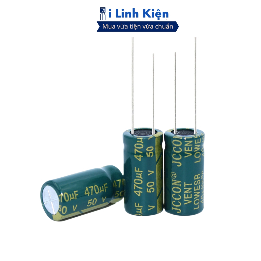 Tụ hóa 50V 470uF (5 tụ) tần số cao đảm bảo chất lượng ilinhkien