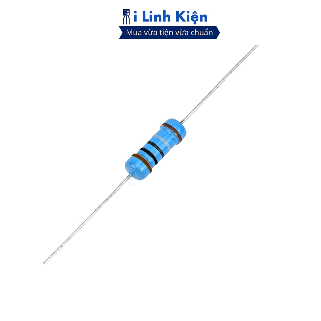 Điện trở vạch 1R-910K 1W 1% chân đồng chính hãng combo 20 con ilinkien