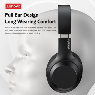 Tai Nghe Bluetooth Lenovo TH10 Kết Nối Phụ 3.5mm, Âm Thanh Nổi Giảm Ồn, Chống Nước, Tích Hợp Micro