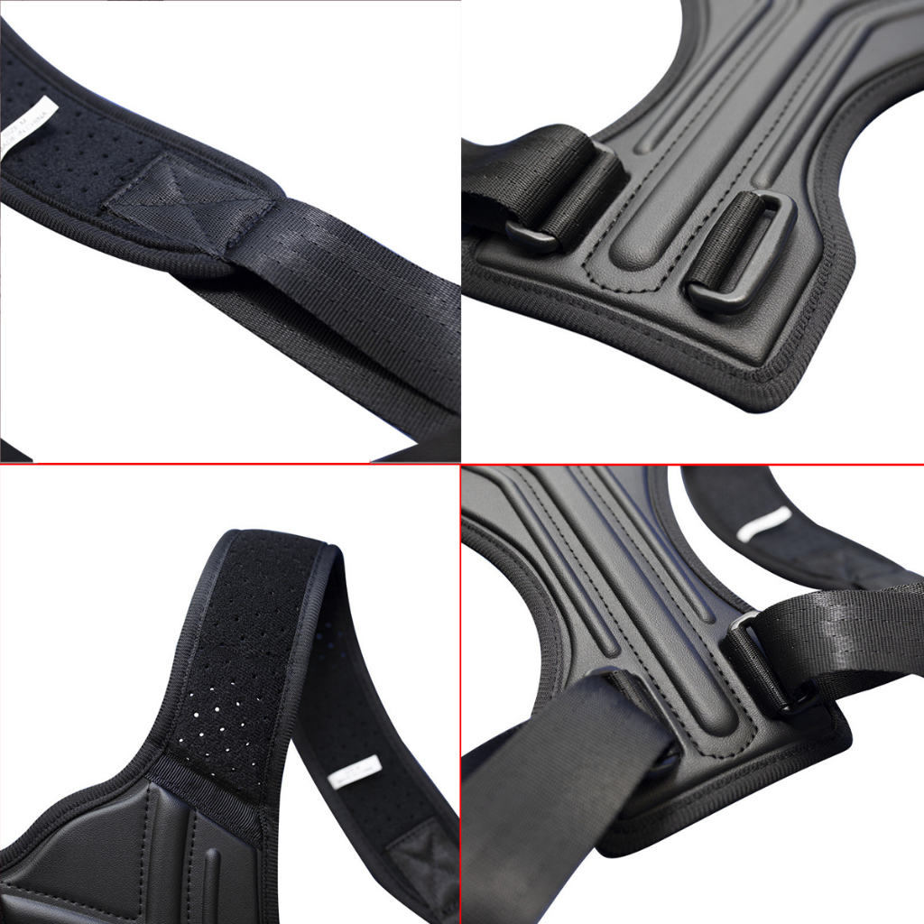 Ảnh Đai Chống Gù Lưng Người Lớn Trẻ Em Chọn 5 Size Có Nẹp Da PU Cứng Cho Dân Văn Phòng A02 Cao Cấp Chính Hãng Amalife 4