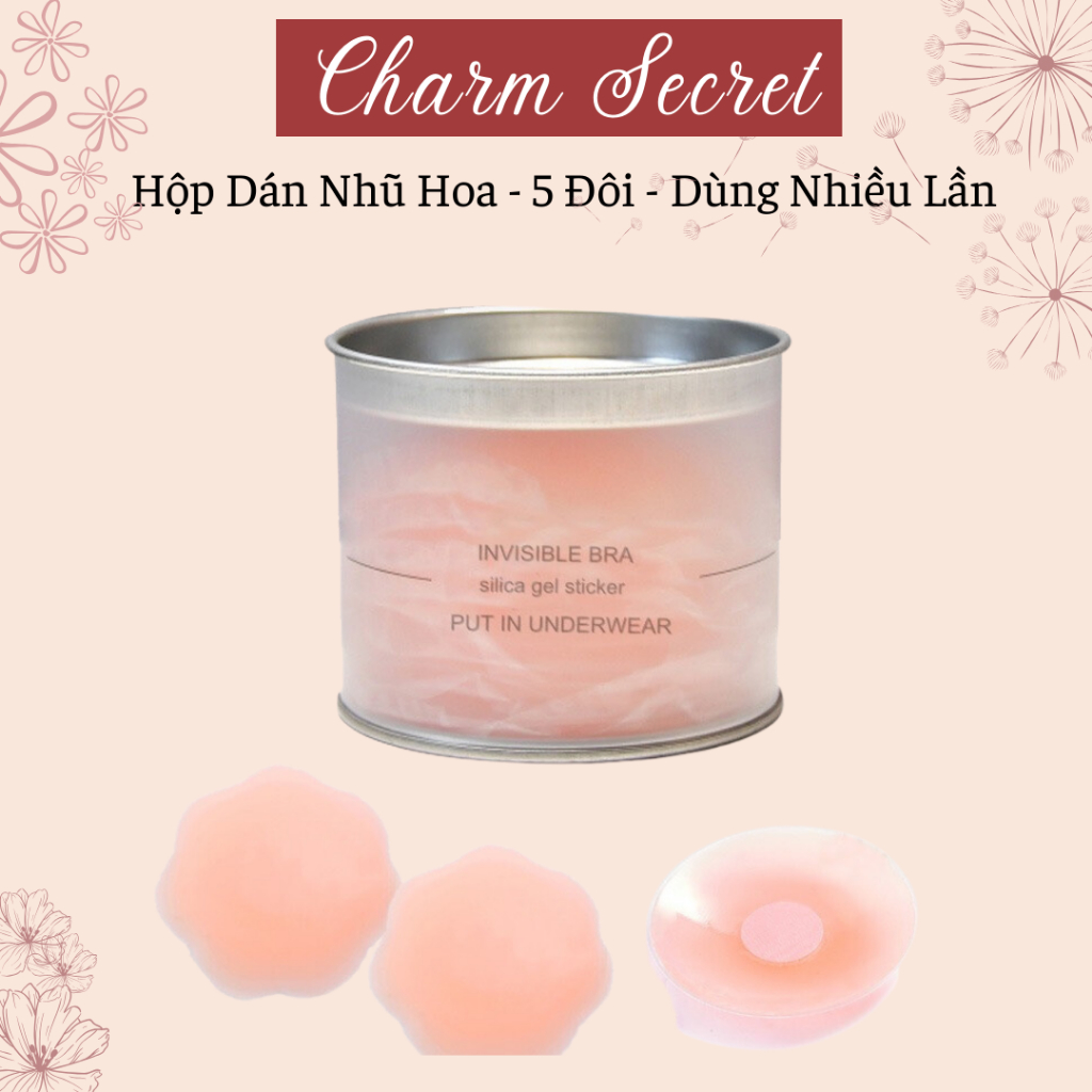 Miếng Dán Ngực Silicon Siêu Mỏng Bám Dính Tốt, Hộp Dán Ti Sử Dụng Nhiều ...
