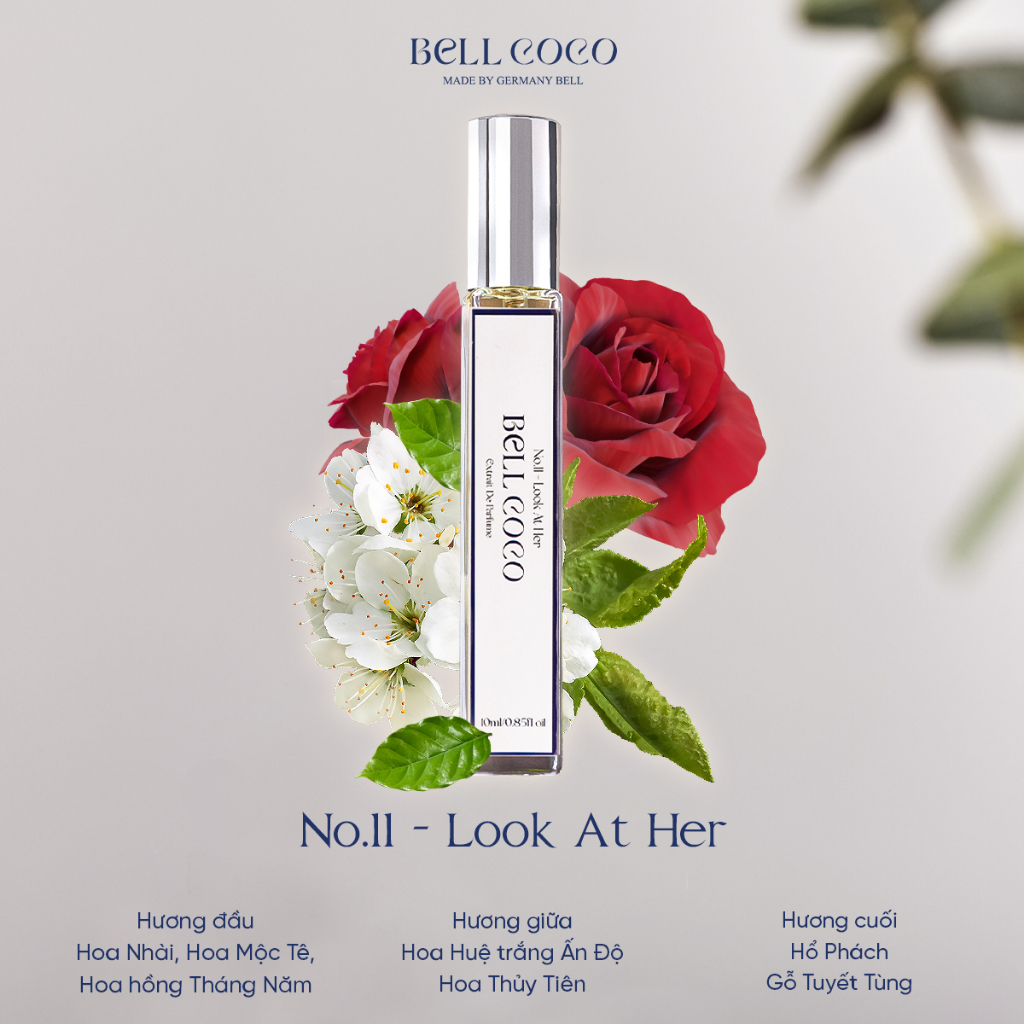 Tinh chất nước hoa Nữ No.11 LOOK AT HER 10ml BELLCOCO
