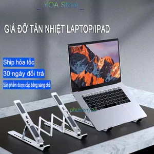 Giá đỡ laptop, macbook, ipad giúp tản nhiệt máy tính và điểu chỉnh tư thế ngồi