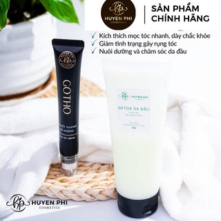Lăn mọc tóc Gotho Huyền Phi huyết thanh gỗ thông kích mọc tóc