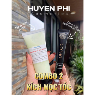 Lăn mọc tóc Gotho Huyền Phi huyết thanh gỗ thông kích mọc tóc