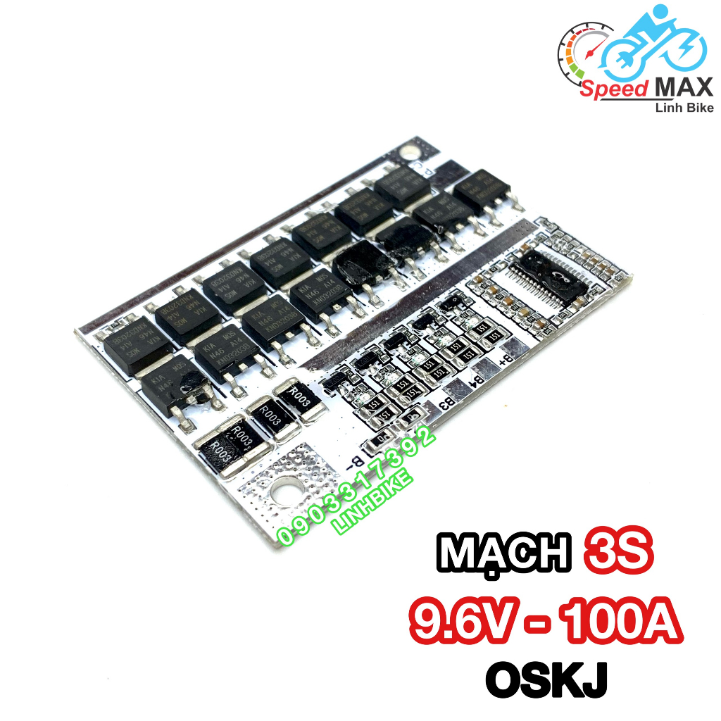 [OSKJ] Mạch Lithium 3S 100A 3.2V (LinhBike) | Shopee Việt Nam
