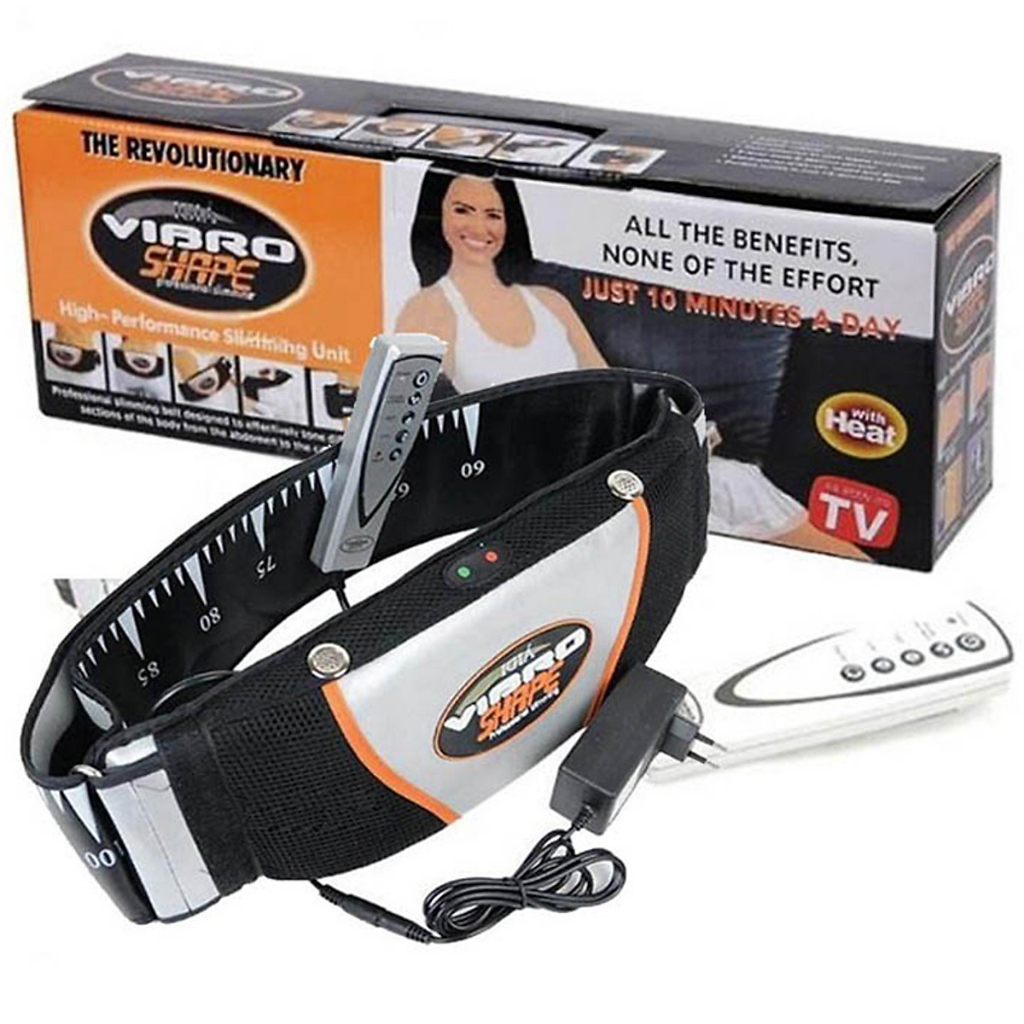 Máy Massage Giảm Mỡ Bụng - Đai Rung Nóng Vibro Shape Tiện Lợi Dễ Sử Dụng Hiệu Quả Cao
