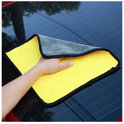 Khăn Lau Xe 2 Mặt 30x30cm Cực Dày Không Đổ Lông Chuyên Dụng Cho Ô Tô Xe Hơi