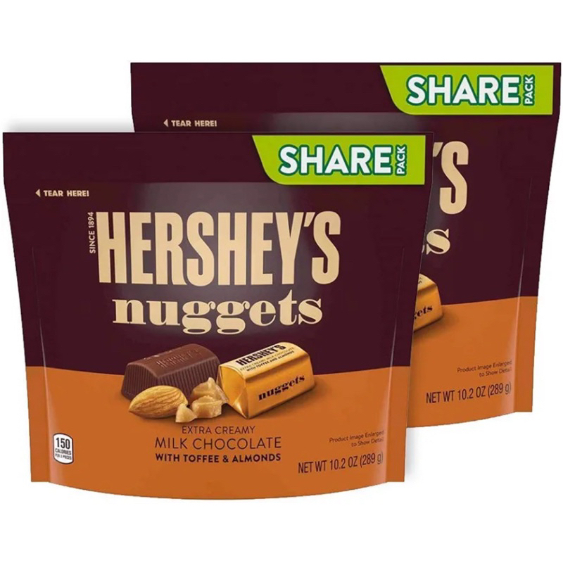 Socola Hershey's Nuggets Toffee Almond 289g Shopee Việt Nam