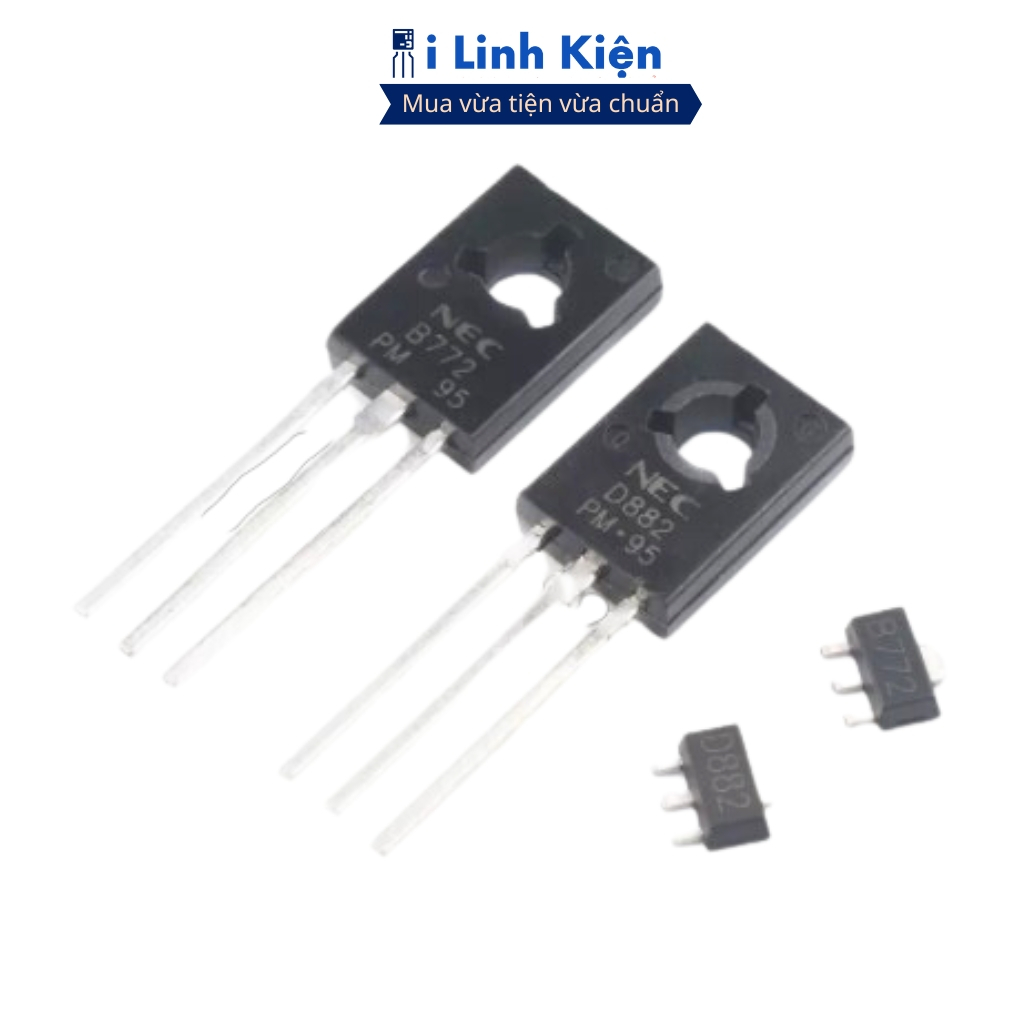 Transistor D882 2SD882 3A 40V TO-126 chính hãng đảm bảo chất lượng ilinhkien.