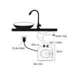 Máy nước nóng trực tiếp 10L, bình nước nóng dung tích 10L, làm nóng nhanh, tiết kiệm điện, thiết kế nhỏ gọn, chống rò rỉ — ảnh 2