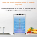 Máy nước nóng trực tiếp 10L, bình nước nóng dung tích 10L, làm nóng nhanh, tiết kiệm điện, thiết kế nhỏ gọn, chống rò rỉ — ảnh 4