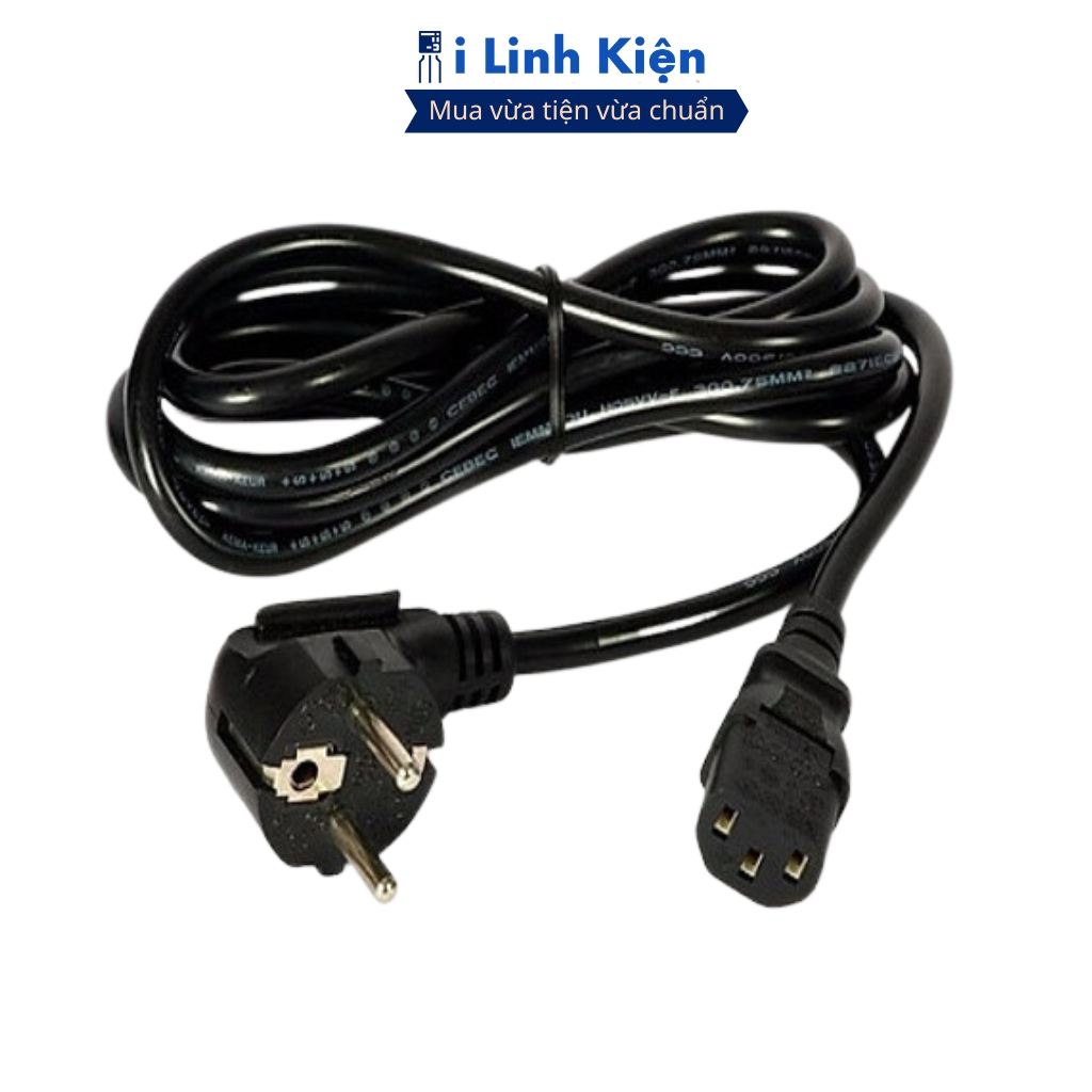 Dây nguồn nồi cơm điện lõi 3x0.75mm dài 1,5m chất lượng tốt ilinhkien
