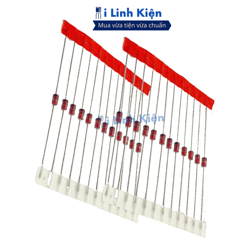 Diode zener 1W 3.3V/3.9V/5.1V/5.6V/6.2V/9.1V/12V/15V/18V/20V/24V chất lượng cao ilinhkien.