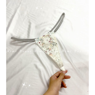 Set đồ lót không gọng tone xám thô ép ren - handmade by Mimi house