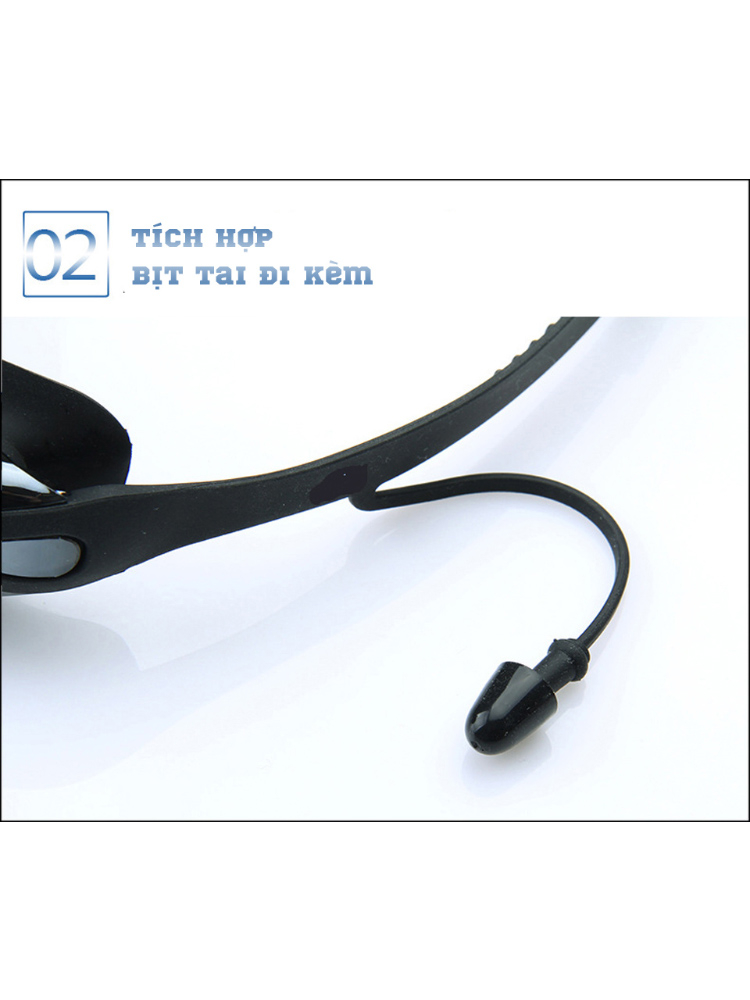 Ảnh Kính Bơi Kèm Bịt Tai Kính Bơi Người Lớn Bịt Tai Tích Hợp Với Kính Chống Sương Chống UV Cleacco MC770 Boro Sport 4